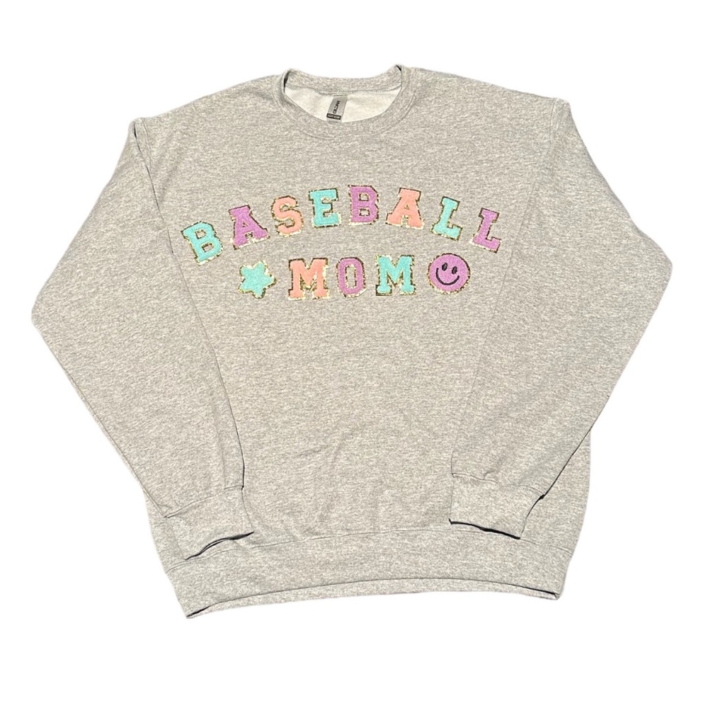 S-XL Baseball Mom sweatshirt
